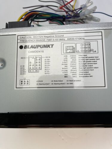Blaupunkt CAMDEM18 6.9-in. Double-DIN Digital Media Receiver/ Bluetooth - Picture 10 of 10