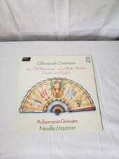 NEVILLE MARRINER ~ PHILHARMONIA ORCHESTRA ~ OFFENBACH OVERTURE ~ 1982 ~ LP ~ NM
