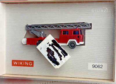 WIKING 9062 Viking Model 1:160 N Scale Magirus Fire Ladder Truck  - New In Box