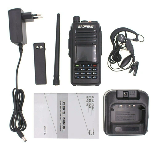 Baofeng DM-1702 DMR Radio analogica digitale dual band GPS doppio slot radio prosciutto - Foto 7 di 7