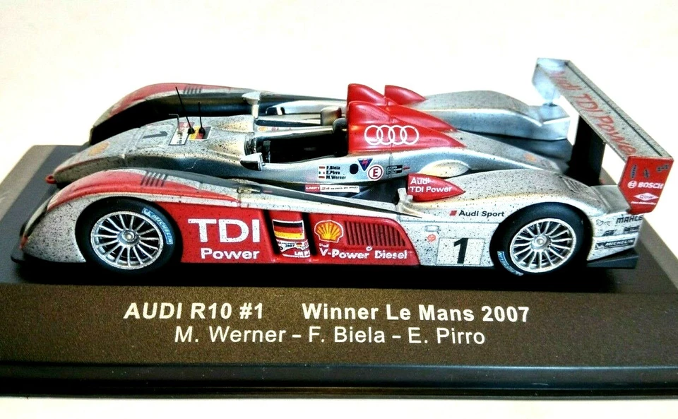 IXO Audi R10 TDI LM2007B #1 Le Mans Winner Dirty Race Finished Conditions 1/43 - Image 4 of 4