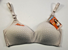 NWT Warner's No Side Effects Underarm-Smoothing Wireless Bra RN36543 36C