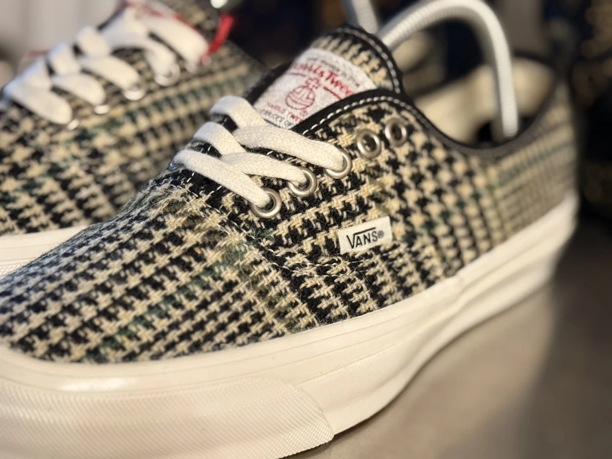Vans Premium Authentic Harris Tweed Pack - Black White for sale | eBay