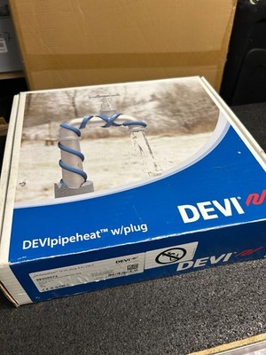 Neu 1x Danfoss Devi Pipeheat 10 V2 plug 4m 230V Heizband Heizkabel