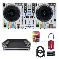 Rane ONE MKII Professional 2 Channel Stems Motorized DJ Controller w Silver Case