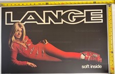 Lange Ski Boots Poster Soft Inside Red Boots 1973 Girl Skiing Sexy