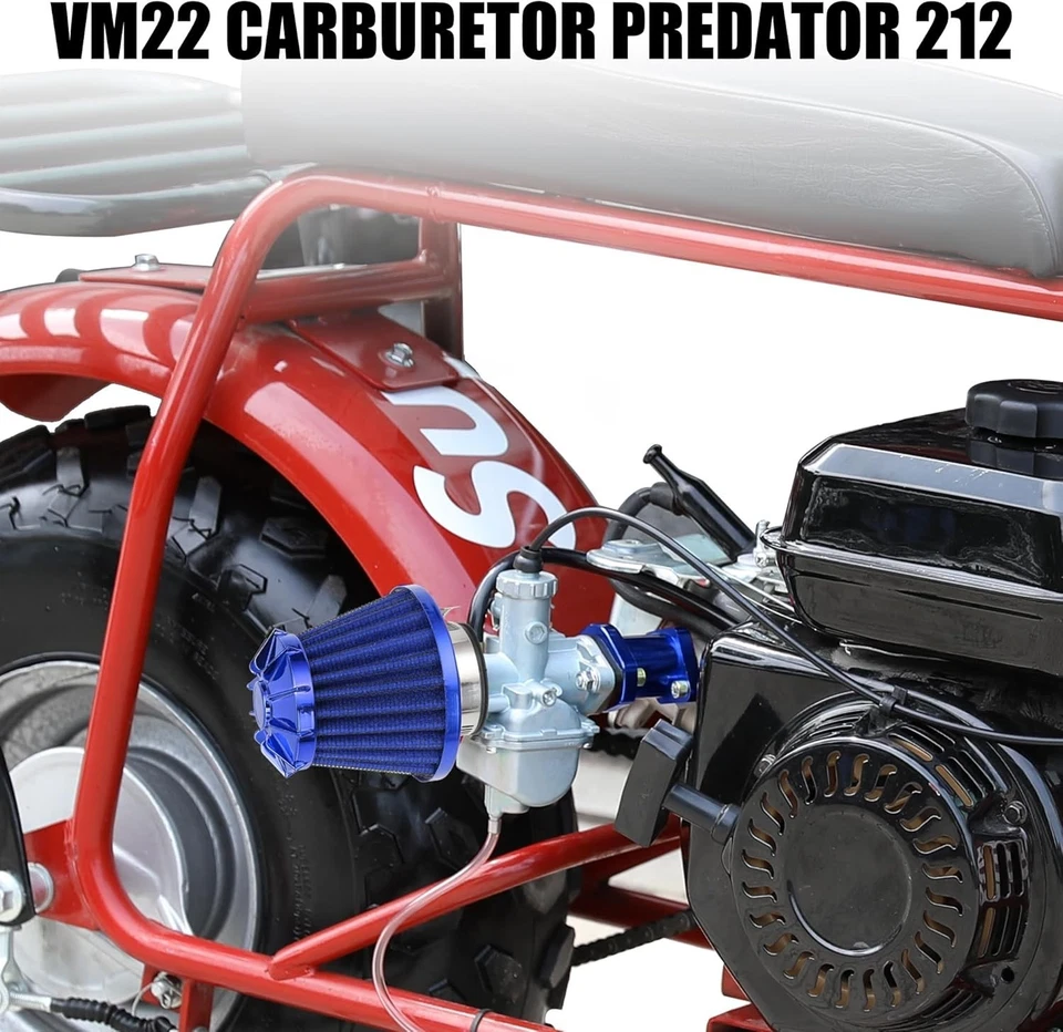 Kit de substituição VM22 212cc tubo de escape carburador estágio 1 para Predator 224cc - Imagem 3 de 4