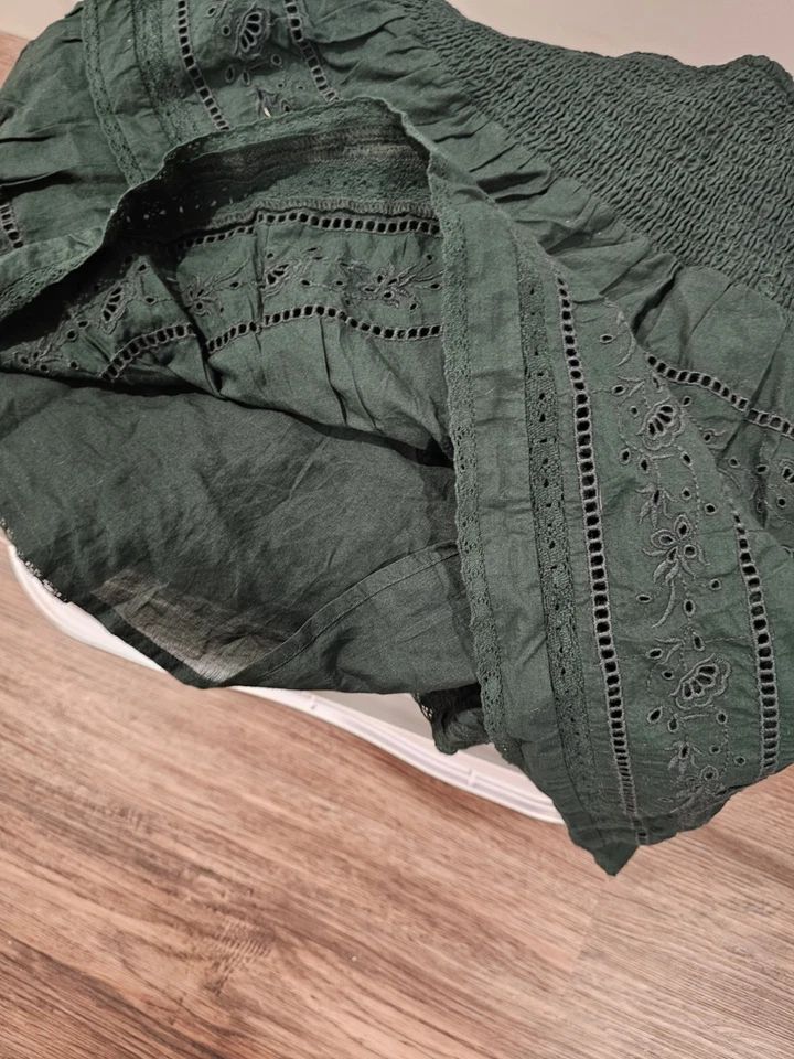 Mini Skort Mujer American Eagle Rayas Coqueta Talla Grande Excelente Estado Foto 3 de 4