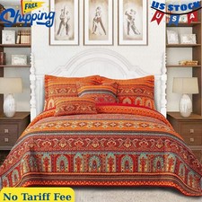 Cotton Quilt King Size Bedding Set - 3 Pieces King Quilt Bedding Set, King Size