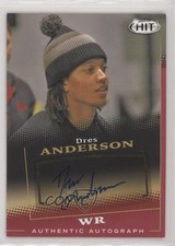 2015 Sage Hit Auto Red Dres Anderson #A12 Auto w8t