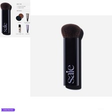 Foundation Brush Dense Soft Synthetic Bristles Aluminum Handle Liquid Cream