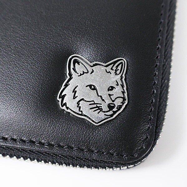 Maison Kitsune Fox Head Square Zip Wallet Bi-fold wallet