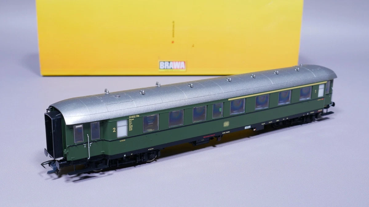 H0 DC Brawa 46153 Eilzugwagen 1./2. Kl. AB4yswe Gruppe 36 DB OVP #YÜ_1056