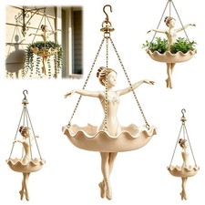Ballet Dancer Hanging Planter Decorative Hang...