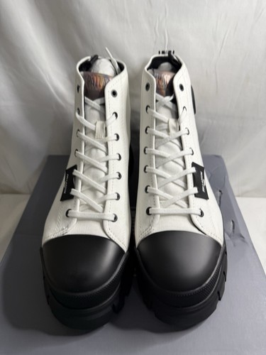 Palladium Revolt HI TX Damen Größe 11 EU 43 Weiß Schwarz Chunky Plateau Stiefel - Bild 5 von 19