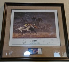 Opening day poster from Lone Star Park Texas