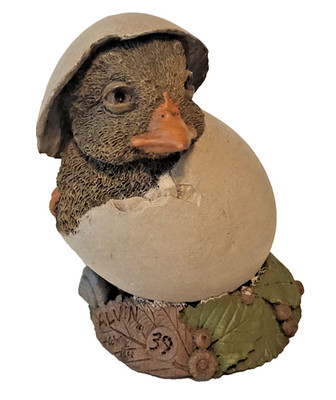 Tim Wolfe Hatching Bird Figurine ''Alvin'' - 1992 - Signed #9044 - Retired