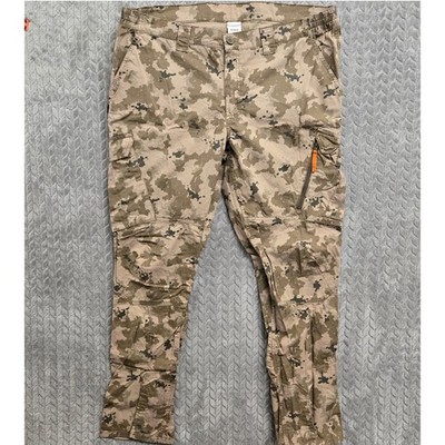 Decathlon SG500H Mens Trousers MLC Camo Cargo Pants Tan 2XL 38x32