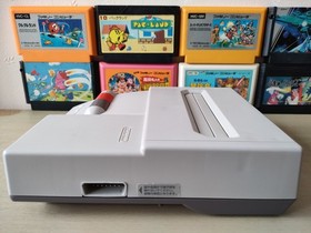 Nintendo New Famicom Console AV Complete set Super Mario Bros. /8 games TESTED