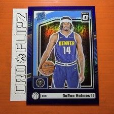 2024-25 Panini Donruss Optic DARON HOLMES II Purple Prizm #262 Denver Nuggets 