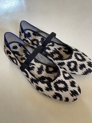 #ad Rothy’s Square Mary Jane Flat Sandy Cat Color Women’s Size 8 $75.00