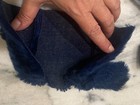 1960's-1970's Long Gray Coat + Sapphire Blue Faux Fur Barbie clone short coat — photo 4