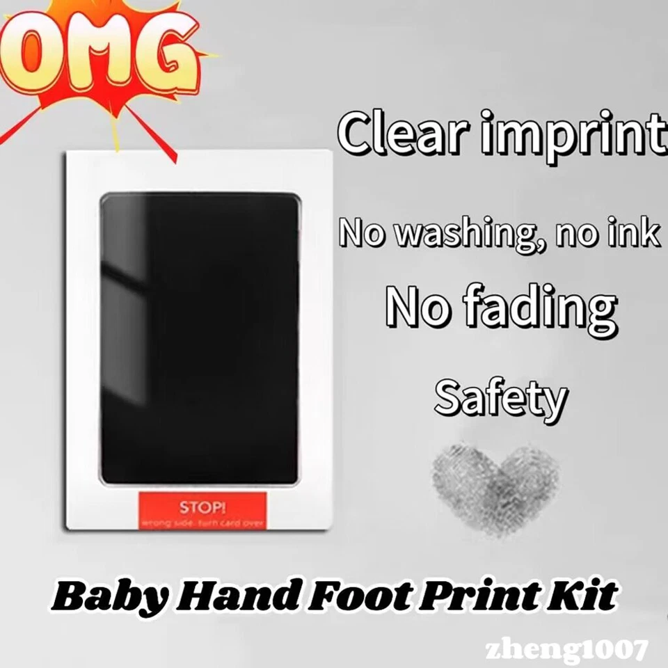 Almohadilla sin tinta Clean Touch huella de manos y huellas de bebé | Huella de manos de mascota Foto 3 de 4