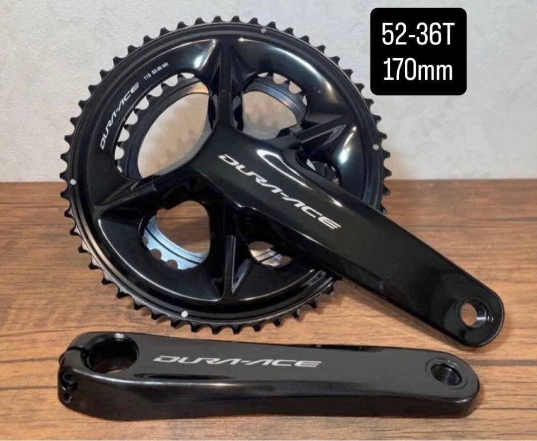 Shimano DURA-ACE FC-09 Crankset 170mm 52/36T Hollowtech II Road Bike Japan