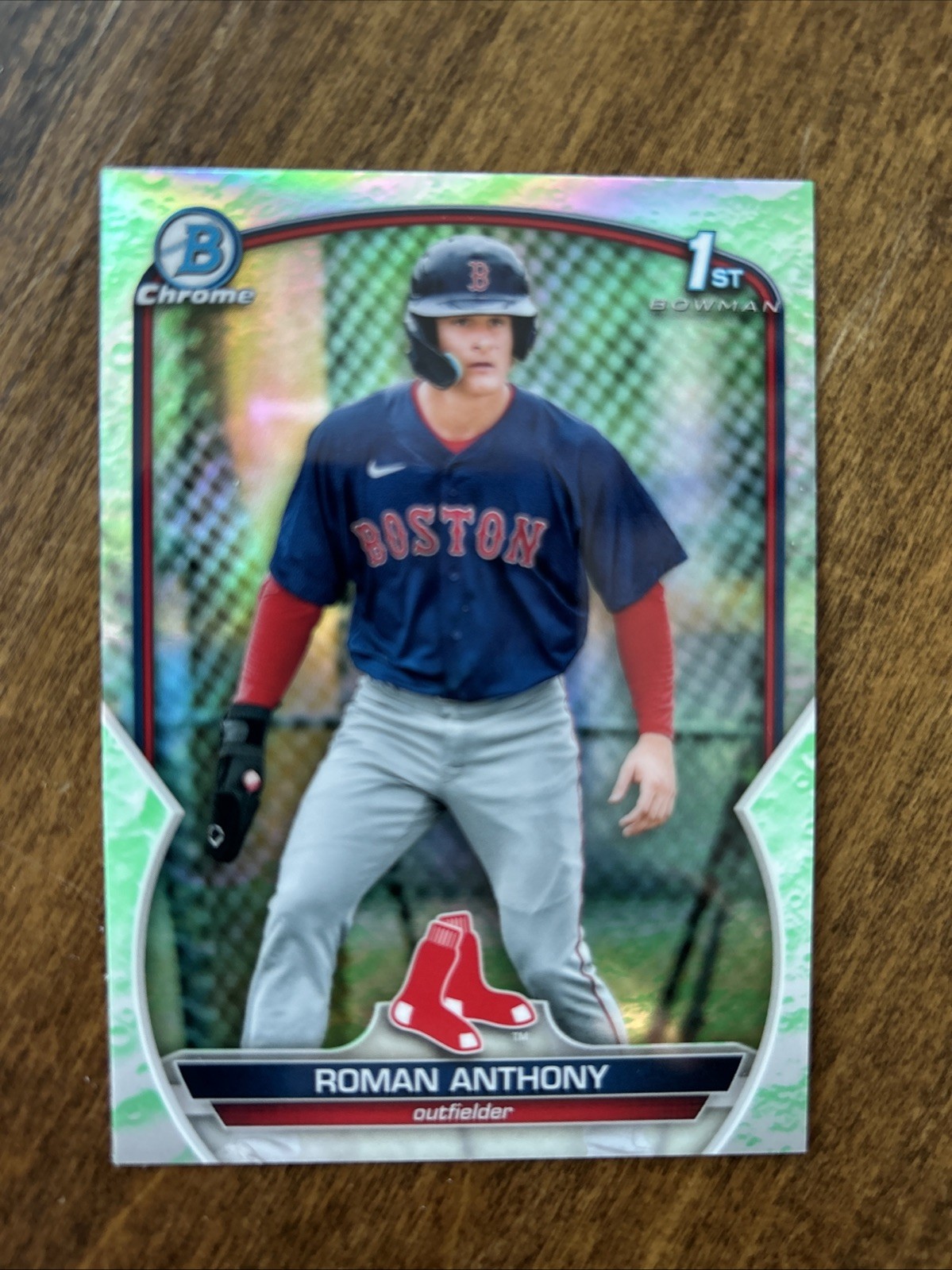 2023 Bowman #BCP-71 Roman Anthony Chrome Prospects Lunar Glow Refractors