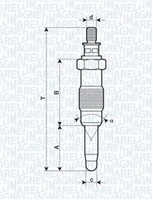 Magneti Marelli GlüHkerze 062583003304 FüR Puch Mercedes Ssangyong Daewoo FJ 124