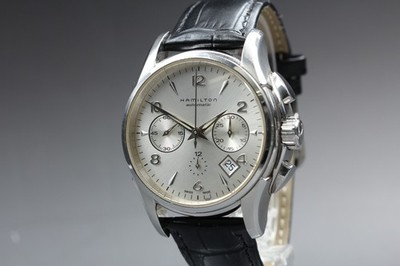 [NEAR MINT] HAMILTON JAZZMASTER H326560 Chronograph Automatik Herrenuhr JAPAN