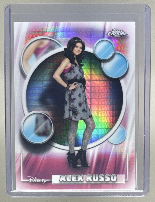 Alex Russo 2026 Topps Chrome Disney #7 Prism Refractor