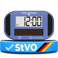 Elektronische Parkscheibe mit Solarpanel digitale Parkuhr KBA-Zulassung CE, ROHS