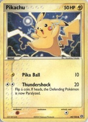 Pikachu 60/106 EX Emerald Common