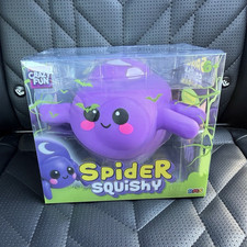 Crazy Fun Purple Spider Squishy Squish Stretch Squeeze Toy 6