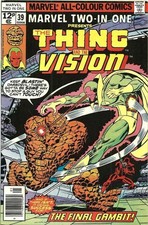 Marvel Two-In-One (1974) #  39 UK Price (8.0-VF) Vision, Daredevil, Yellowjac...
