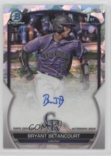 2023 Bowman Chrome Prospect Atomic Refractor 10/100 Bryant Betancourt Auto uk2