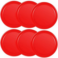 6 Pack 3 1/4 Inch Air Hockey Pucks, Full Size, Heavy Replacement, Game Table