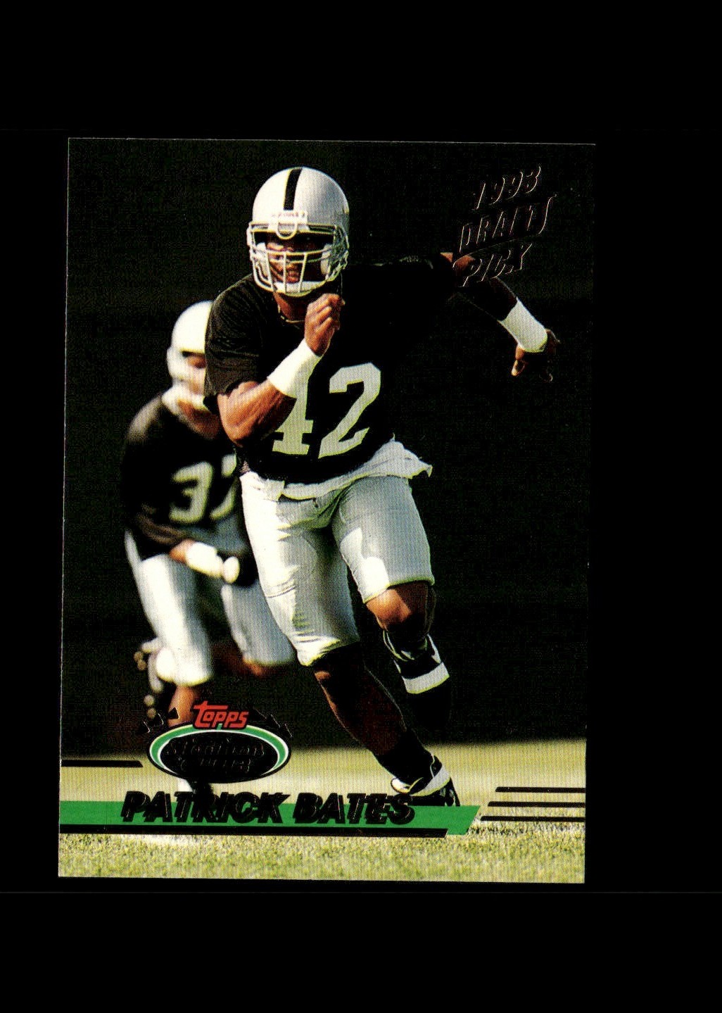Patrick Bates DPK, RC : 1993 Topps Stadium Club Card #217 : Los Angeles Raiders
