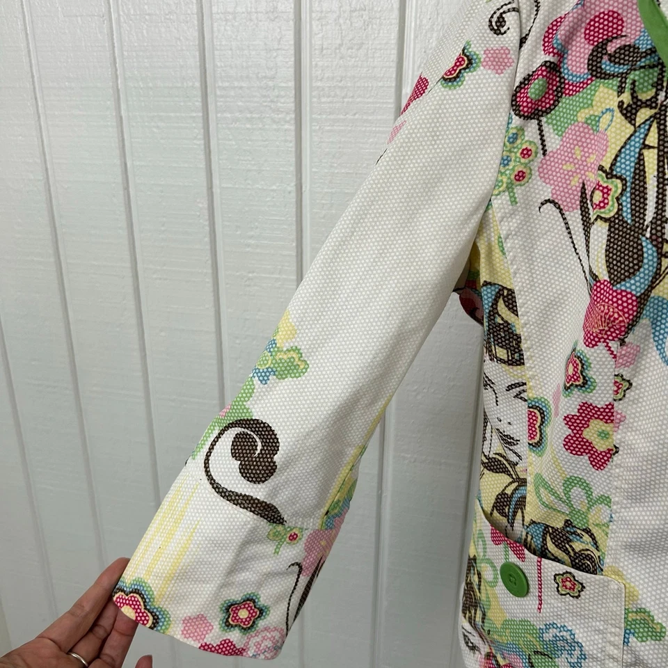 Bisou Bious Kids Long Sleeve Blazer Jacket Artsy Y2k Blazer Whimsy Size 14 - Image 2 of 4