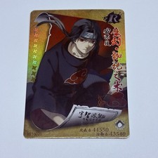 Itachi Uchiha - Naruto Trading Card HY Rare R 28 Foil Holo Cool Art Tc8