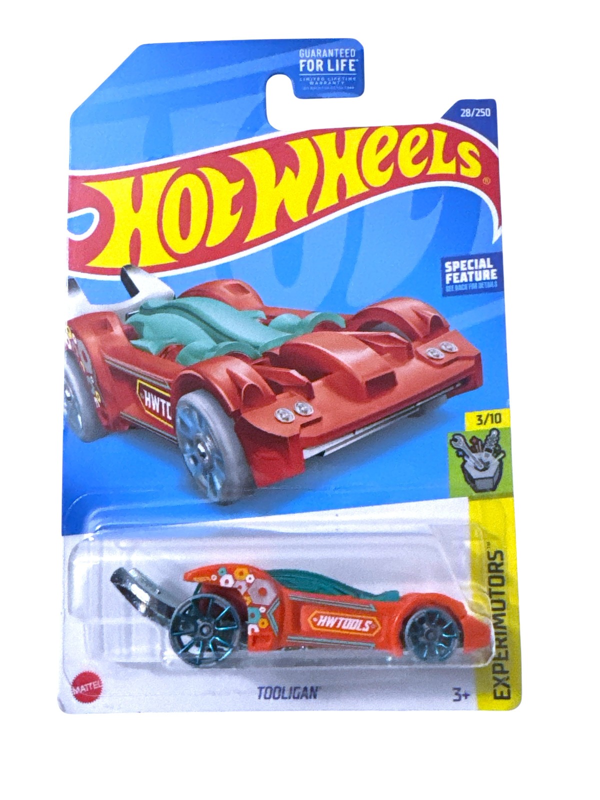 Hot Wheels 2022 Orange Tooligan #28, Hot Wheels Experimotors 3/10