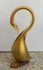 Archemede Seguso Flavio poli murano glass swan Venini Salviati era c1950 11.5”