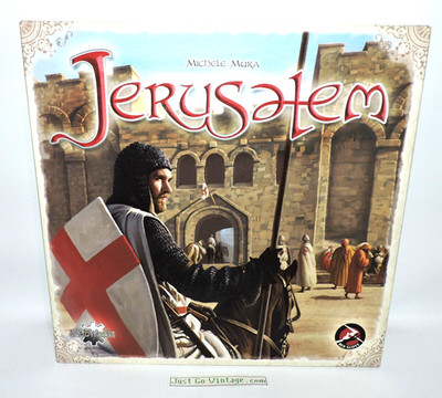 Jerusalem Board Game Elfin Werks Michele Mura Strategy Resources, 100% COMPLETE