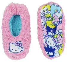 Hello Kitty Ladies Printed Sole Mushie Slipper Socks