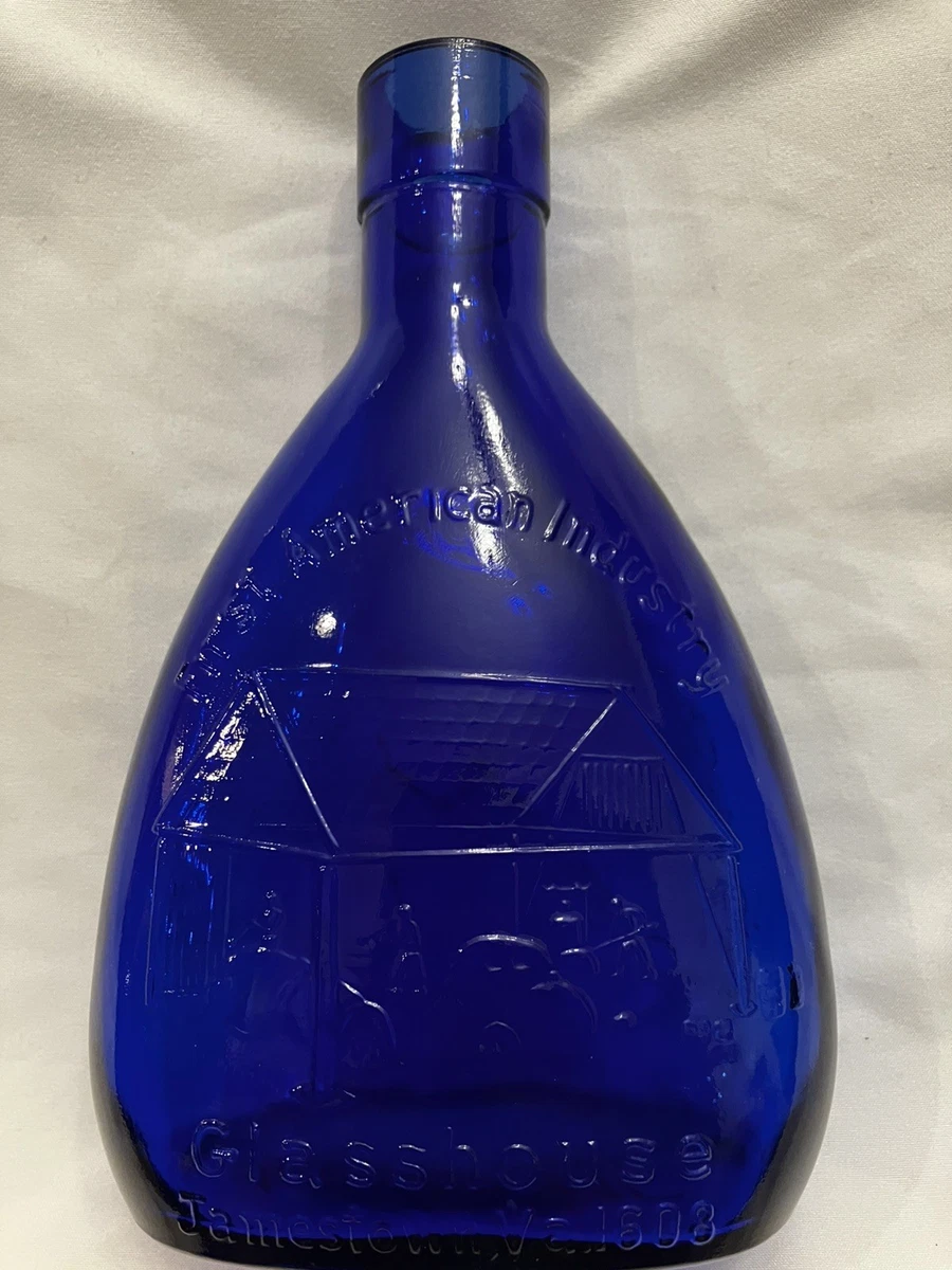 Glass Blue Collectible Decorative Bottles for sale | eBay