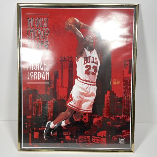 VTG 1996 The Great Chicago Flyer Michael Jordan Framed Poster Costacos  Brothers | eBay