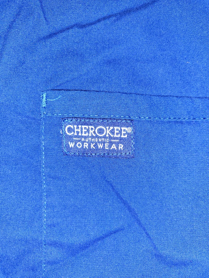 Mens/Unisex Blue Scrub Pants Drawstring Tie - Image 2 of 2