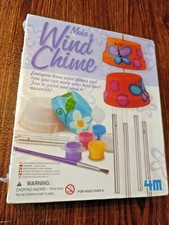 MAKE A WIND CHIME Craft Kit by 4M Ages 8 Children Kids Fun Project New Sealed