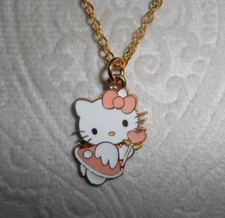 HELLO KITTY FAIRY WITH HEART WAND NECKLACE